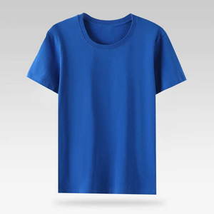 Camiseta de Manga Corta con Cuello Redondo para Mujer, Color Sólido, 100% Algodón Jersey, Transpirable, Corte Casual, para Primavera/Verano 2026 - Product Image 1