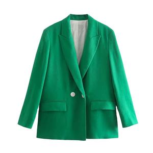 Custom Made Breathable Triple Breasted Business Suit for Women Elegant Office Attire Tailored 22026 - Product Image 2