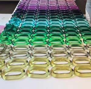 Adornos de Pared de Cadena Acrílica Modernos Personalizados, Hechos a Mano, Decoración Colgante de Resina Moderna para el Hogar, Listos para el Festival Diwali - Product Image 1