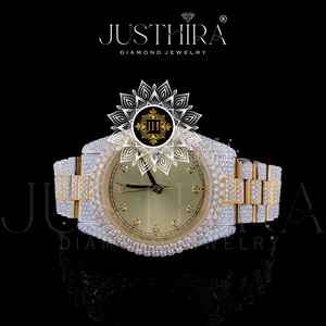 Reloj Deportivo de Moda Hip Hop para Hombre o Mujer, Caja de Aleación, Plata de Ley, Oro, con Incrustaciones de Diamantes Moissanite VVS - Product Image 3