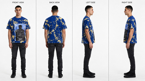 Camisetas Tie Dye de Verano para Hombre, Múltiples Colores, Cuello Redondo, Hombros Caídos, Estilo Oversize, Camiseta de Algodón para Hombre - Product Image 6