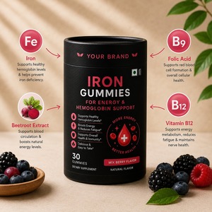 Gomitas de Hierro de Marca Privada OEM para Energía y Apoyo a la Hemoglobina - Product Image 5