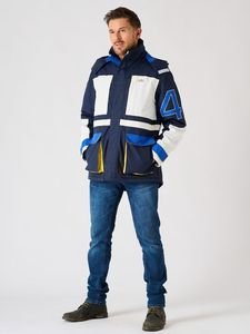 Chaqueta de Vela Marina Impermeable, Cortavientos y Transpirable con Capucha, de Microforro Polar Suave, para Hombre, Uso Profesional - Product Image 2