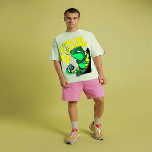 Camiseta de cuello redondo personalizada de 230 GSM, logotipo impreso, manga corta, personalización, 100% algodón, camisetas para hombres - Product Image 2