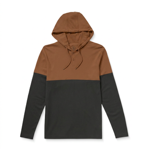 Sudadera con Capucha para Hombre, Estampada, Informal, para Exteriores, Forrada, de Poliéster/Algodón de 240 g/m², Sin Cordones, Color Liso, Talla Grande, OEM - Product Image 3