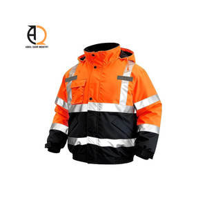 Chaqueta de Trabajo Protectora Impermeable y Transpirable con Estampado Reflectante para Adultos - Product Image 1