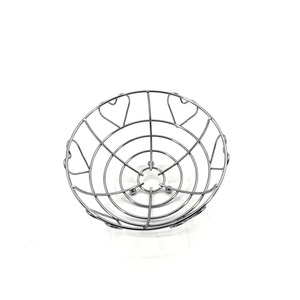 Wedding Decorative Countertop <b>Fruits</b> Basket Metal Wire Silver Plated Hand Made Crafted Gift Hamper Basket From India - Product Image 5