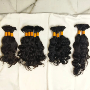 ผมมนุษย์อินเดียใต้แบบเป็นมัด ผมอินเดียแท้ 100% แบบธรรมชาติ ลอนธรรมชาติ ผมบริจาคจากวัดอินเดียใต้ ราคาขายส่งจากโรงงาน - Product Image 4