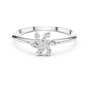 แหวนเพชรทรงกลมมินิมอลคลาสสิกสำหรับผู้หญิง ทองคำแท้ 14k เหมาะสำหรับเป็นของขวัญ งานหมั้น วันครบรอบแต่งงาน - Product Image 2
