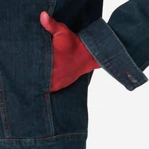 Vente en gros Veste coupe-vent en jean respirante de haute qualité pour hommes Design OEM personnalisé Long manteau décontracté Tissu de haute qualité pour l'hiver - Product Image 3