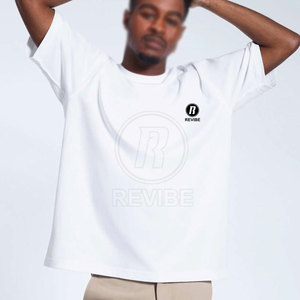 เสื้อยืดทรงบ็อกซี่ขนาดใหญ่พิเศษ คุณภาพสูง ผ้าฝ้าย 100% ระบายอากาศได้ดี ราคาดีที่สุด รับออกแบบ OEM - Product Image 2