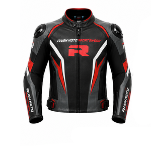 Pure Leather <b>Summer</b> Motorbike <b>Jackets</b> Breathable Waterproof Anti-UV Durable Biker Riding <b>Jacket</b> Genuine Leather <b>Motorcycle</b> - Product Image 6