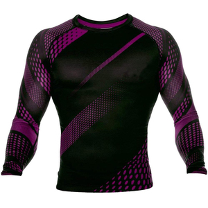 Custom Printed Rash Guard Sublimation Printed <b>Rashguard</b> Mma Rushguard OEM Mma <b>Rashguard</b> for Men Short Sleeve - Product Image 1