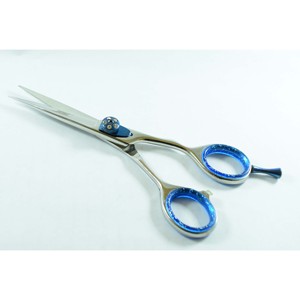 Plain Design 6.0 Inch Detailed Cutting Hair Scissors Japanese 440C Steel Sharp & <b>Long</b>-Lasting for Professional Barber <b>Shears</b> - Product Image 3