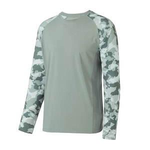 เสื้อตกปลาประสิทธิภาพสูง UPF 50+ แขนยาว แห้งเร็ว ระบายอากาศได้ดี น้ำหนักเบา เสื้อผ้าสำหรับกิจกรรมกลางแจ้งสำหรับผู้ชาย - Product Image 1