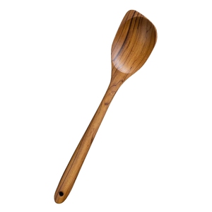 Cuillères de cuisine en bois naturel, cuillères à soupe et à dessert en bois dur fabriquées à la main, réutilisables, écologiques, ustensiles de cuisine - Product Image 4