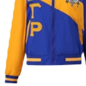 Chaqueta Cortavientos Sigma Gamma Rho con Cierre Completo, Ligera, de Nailon, Prenda de la Hermandad Griega para Mujer, Premium - Product Image 3