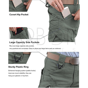 Pantalon cargo en coton léger pour homme, résistant à l'eau, de qualité supérieure, fabriqué au Pakistan, design unique, style streetwear. - Product Image 4