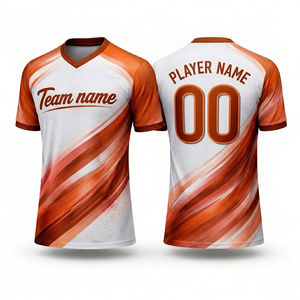 High Quality Custom men team soccer wear High quality sublimation <b>T</b>-<b>shirts</b> 100% <b>polyester</b> quick drying Men's football jerseys - Product Image 6