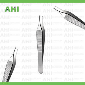 Pinzas Adson de Acero Inoxidable, 12 Dientes, Grado A+, Clase I, Cirugía General, Certificación CE, Uso Hospitalario - Product Image 6