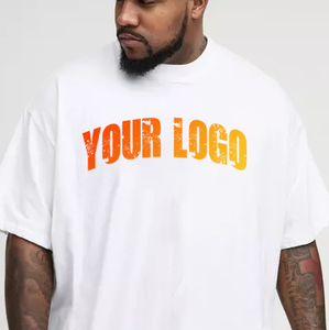 T-shirt pour homme grande taille, fabriqué au Pakistan, entièrement personnalisé, imprimé, logo personnalisé, séchage rapide, respirant, coton/fibre de bambou écologique - Product Image 3