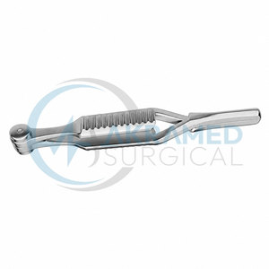 Pince à bouledogue droite de haute qualité Johns Hopkins, 38 cm, certifiée CE, en acier inoxydable, instrument chirurgical cardiovasculaire - Product Image 5