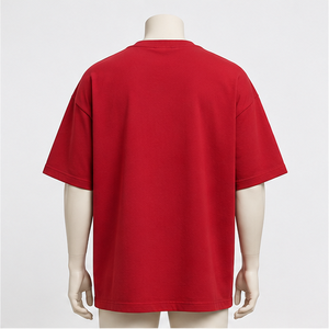 T-shirt streetwear surdimensionné personnalisé en coton 100% tricoté avec impression numérique, design graphique 40 TSA-SPT-0040 - Product Image 3