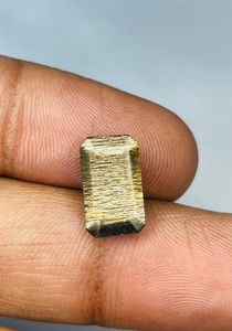 Piedra solar de corte octogonal con efecto de lluvia de meteoritos naturales múltiples. - Product Image 3