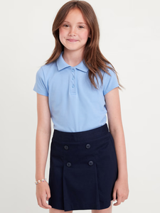 เสื้อโปโลนักเรียนหญิง |   เสื้อโปโลปักโลโก้โรงเรียนแบบกำหนดเอง |   ชุดยูนิฟอร์มจำนวนมากสำหรับโรงเรียน สถาบันการศึกษา และสถานประกอบการ - Product Image 1