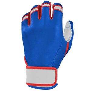 Breathable Mesh <b>Leather</b> Baseball Batting Gloves Long <b>Cuff</b> Moisture Wicking Shock Absorption Customized <b>Wrist</b> Support Durable - Product Image 4