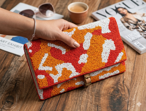 Refratex India : Fabricant en gros de pochettes perlées, sacs à main perlés faits main de haute qualité, fabriqués en Inde, vente en gros à bas prix - Product Image 4