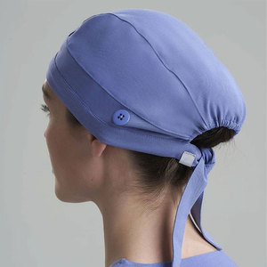 Chapeau de travail médical pour femmes, en coton respirant, ajustable, pour infirmières, chirurgiens et personnel hospitalier, idéal pour une utilisation médicale. - Product Image 4
