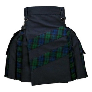 Kilt Escocés Personalizado de Alta Calidad para Hombre, Hecho a Mano, Moderno, Híbrido, con Plásticos Utilitarios, Estilo Tartán, Tipo Fagot - Product Image 6