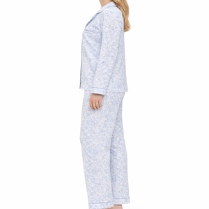Conjunto de pijama de color personalizado para mujer, de manga larga, con botones, ropa de dormir cómoda, traje de dormir con ajuste cómodo para mujer - Product Image 4