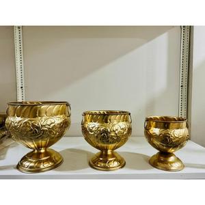 Wedding Decor Luxury <b>Vases</b> For Flowers Gold Finish Hammered Flower <b>Vase</b> European Style Garden Lawn Decor Modern <b>Vases</b> & Urn - Product Image 6
