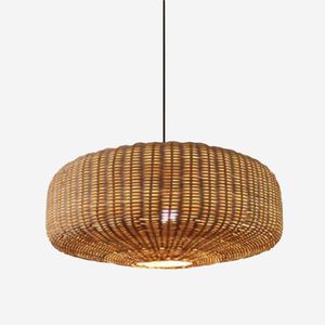 Decorative Hanging Rattan Pendant <b>Ceiling</b> <b>Light</b> For Boutique Hotel Restaurant Modern Interior Design Projects - Product Image 4