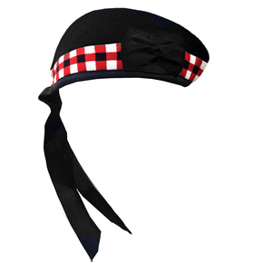 Gorra de uniforme Glengarry para banda de pipes, gorra Balmoral personalizada con bordado para uso ceremonial, gorra Glengarry de tambor mayor escocés de las Tierras Altas - Product Image 3