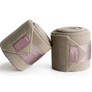 Vendas para patas de caballo verdes de fieltro no tejido para entrenamiento, viajes y uso en establos, protección equina para patas durante el transporte. - Product Image 3