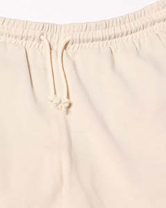 Polyester/Cotton Mens Shorts 250GSM Solid High Street Style Elastic Waist Oversized Casual Sweatwear Shorts - Product Image 3