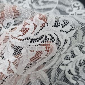 Encaje Elástico Floral con Diseño de Espiral, Ligero, de Nailon y Spandex, Banda Elástica de 18 cm, Encaje de Punto para Vestidos de Novia y Lencería - Product Image 5