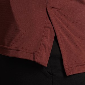 Ventes en gros de t-shirts d'été pour hommes avec logo personnalisé, t-shirts en maille à manches courtes, col rond, coupe ajustée, 100% polyester, séchage rapide, respirant - Product Image 4