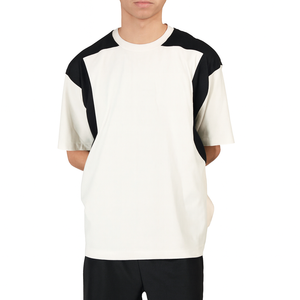 Camiseta de Paneles en Contraste Hecha en Pakistán, Venta al Por Mayor, OEM, Corte Holgado, Estilo Moderno Urbano, con Logotipo Personalizado - Product Image 1