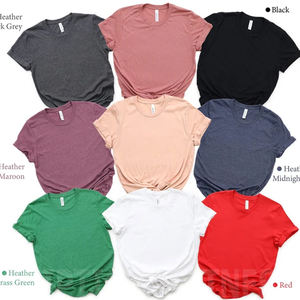 T-shirt en coton mélangé TriBlend Bella Canvas 3001 CVC Heather - Product Image 3