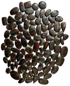 Cabujón de piedras preciosas de ojo de tigre de hierro Natural de grado AAA, mezcla de tamaños y formas, piedras preciosas sueltas, Ojo de tigre de hierro para hacer joyas, - Product Image 4
