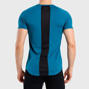 T-shirt décontracté moderne pour homme en coton orange uni, coupe décontractée, col rond, manches courtes, style streetwear minimaliste, été, direct usine - Product Image 3