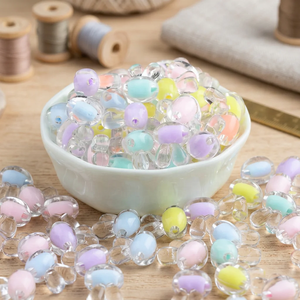 Perles rondes en résine colorées en gros, options de couleurs personnalisées pour la fabrication de bijoux, bracelets, colliers, fournitures d'artisanat, Artizon Studio - Product Image 1