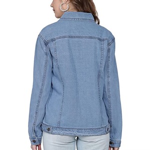 Prix de gros ASTURBAN WEAR AW-WDJ-01 Vestes en jean décontractées pour femmes, streetwear de haute qualité, respirantes, en coton, pour l'hiver - Product Image 6