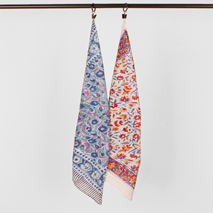 Sustainable <b>Square</b> <b>Scarf</b> Neckerchief Hand Block Bandana For Summer Styling Cotton Eco-Friendly Multi Color Unisex Accessories - Product Image 3