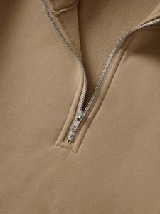 Sudadera de Forro Polar con Cierre de Cremallera para Hombre, Calidad Premium, Corte Holgado, Ropa Casual de Calle, Moda de Invierno - Product Image 3