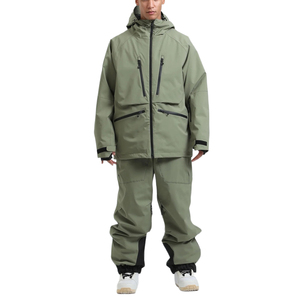 Nouvelle arrivée Combinaison de ski unisexe à logo personnalisé, isolation en polaire écologique, imperméable, jupe de ski amovible, fermeture éclair, anti-UV - Product Image 2